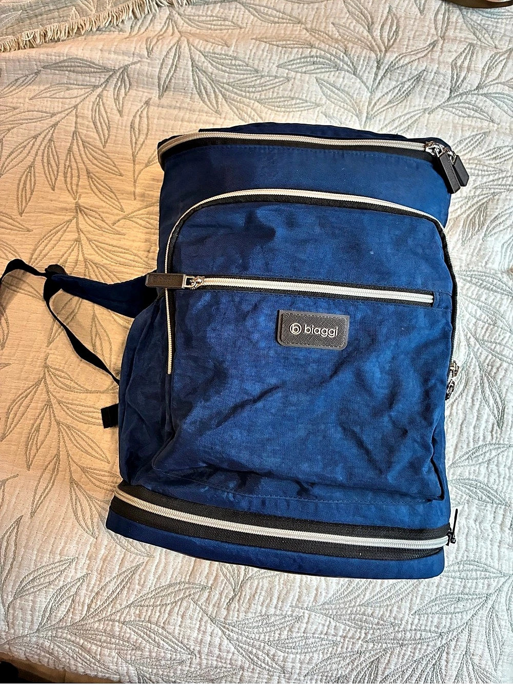 Biaggi “on the go” Backpack Blue